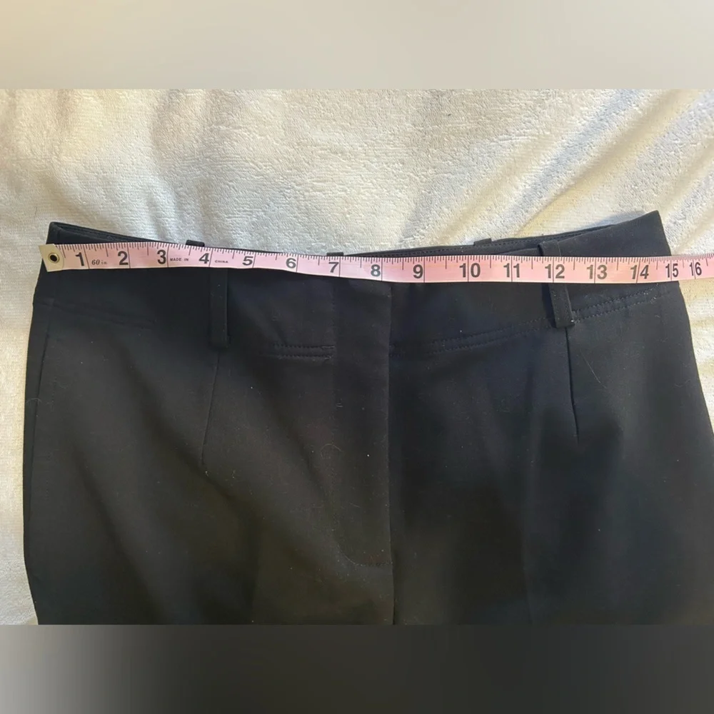 Ever New Classic Black Wide Leg Pants 6 Petite - Picture 7 of 8